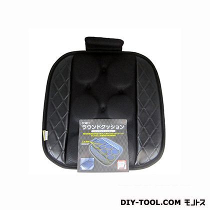 ラウンドシングルクッション ブラック RU-78033 1