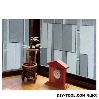 飛散防止効果のある窓飾りシート ブラック 46cm丈×90cm巻 GH-4605 1