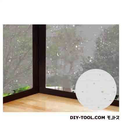 外貼り省エネ窓飾りシート シルバー/ブラック 46cm丈×90cm巻 GP-4684S 1