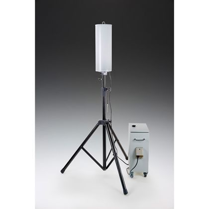 LEDテラススタンド 三脚付+バッテリーボックスセット