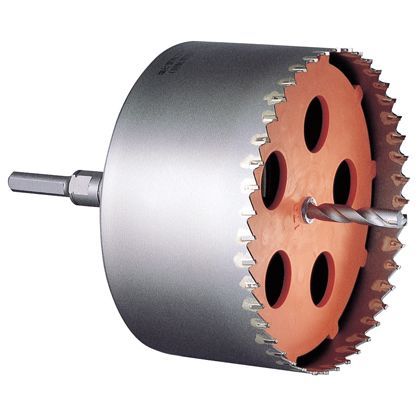 ポリクリック 塩ビ管用コアドリル セット ストレートシャンク 147mm PCEW147 1