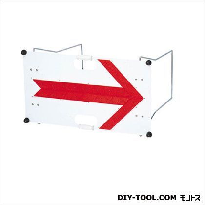 道路保安誘導灯LED方向板 レッド 20×42×78cm LE-04 1