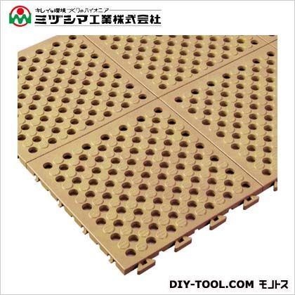 タフチェッカー ベージュ 250mm×250mm×15mm 422-0230 1