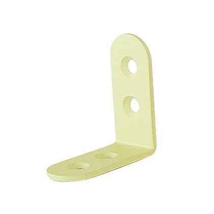 取付金具 アイボリー 厚み2×幅15×長さ36×36(mm) 6100 1