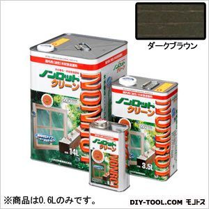 ノンロットクリーン油性屋内用 ダークブラウン 0.6L C-DB 1
