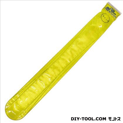 LEDアームバンド『巻きつくんです』 イエロー 幅50mm×長さ40mm 3201505 1個