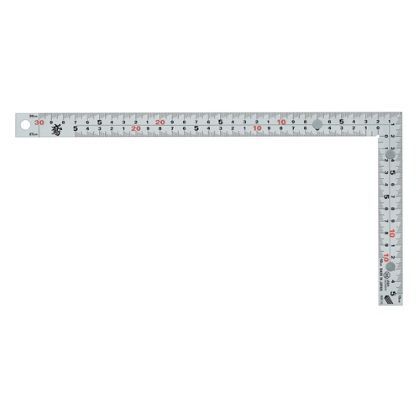 曲尺 鳶 快段 厚手広巾 マグネット付 シルバー 全長160mm×全幅320mm×厚さ2.0mm MT-30CMGKD 1