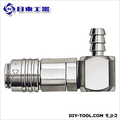 マイクロカプラ(ソケット)L型チューブ取付け用 SUS-MC-04SHL 1点