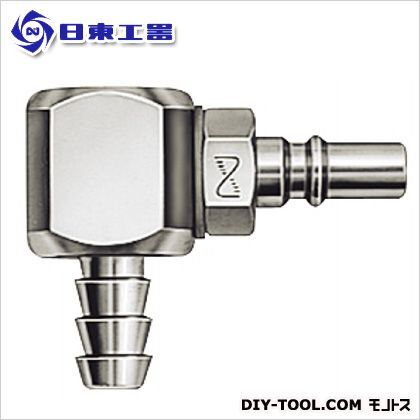 マイクロカプラ(プラグ)L型チューブ取付け用 SUS-MC-04PHL 1点