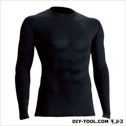 適圧長袖Tシャツ SS 8012-33-SSブラツク 1