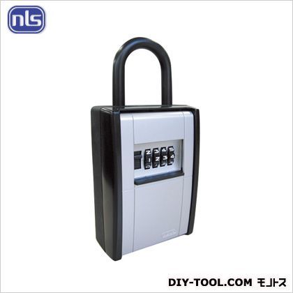 南京錠型4桁可変ダイヤルカードとカギの預かり箱 AB-KG-B 1