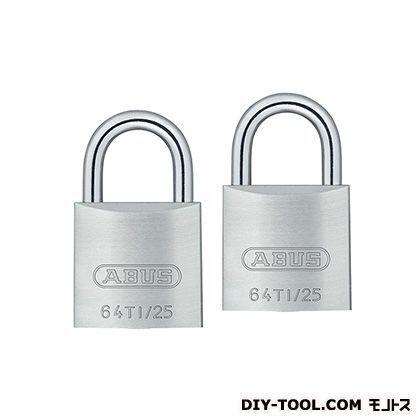 TITALIUM南京錠同一キー6本キー 25mm BP64TI25KA2 1