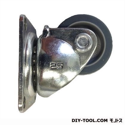 定番小径キャスターエラストマー車輪 高さ:35mm STC-25EM 1個