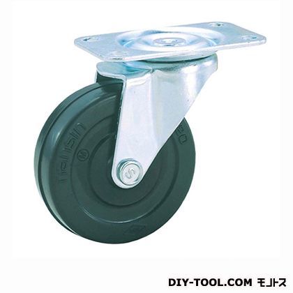 定番軽量キャスターゴム車輪 高さ:80mm TEL65RL 1点