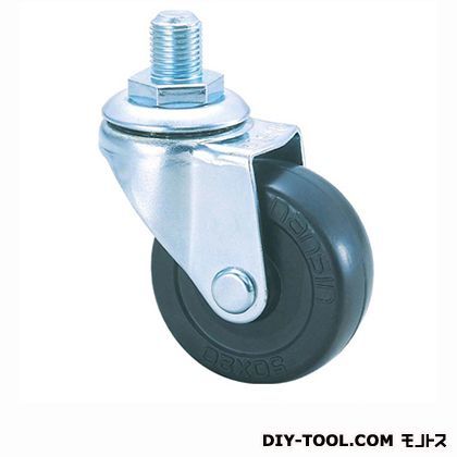 軽量ねじ込みキャスターゴム車輪 SR-40RM M12XP1.25X14 1点