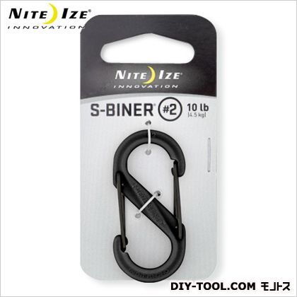 NiteIzeエスビナープラスチック#2BG/ブラック BG/ブラック 52mm×25mm×6mm NI01097 1ヶ