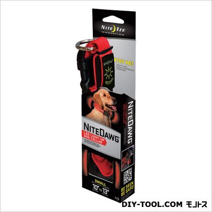 ライトアップドッグカラー レッド 381.00mm×35.40mm×15.90mm NI29567 1ヶ