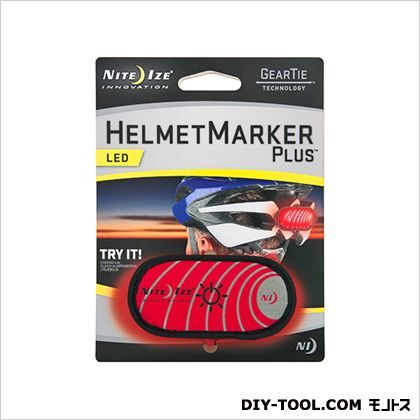 ヘルメットマーカープラス レッド 110.65mm×50.50mm×16.35mm NI02542 1ヶ