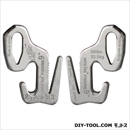 フィギュア9 アルミシルバー 29.17mm×37.56mm×3.00mm NI00697 1ヶ