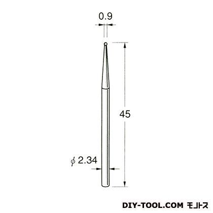 電着DIA砥石 先端径:0.9粒度:#150 D1009 1