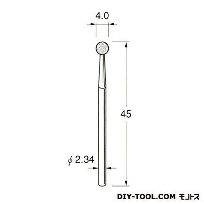 電着DIA砥石 先端径:4.0粒度:#150 D1040 1