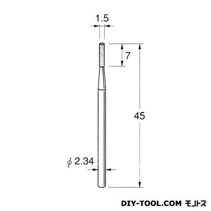 電着DIA砥石 先端径:1.5粒度:#150 D1115 1