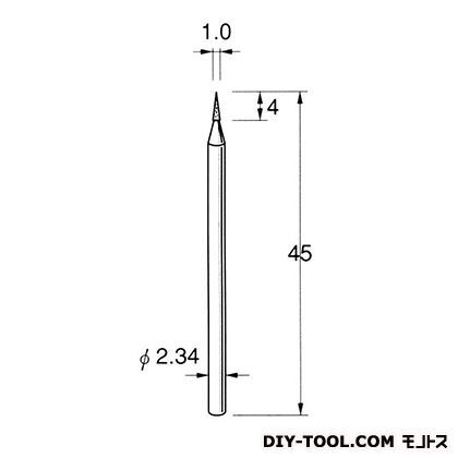 電着DIA砥石 先端径:1.0粒度:#150 D1410 1
