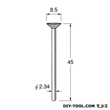 電着DIA砥石 先端径:8.5粒度:#150 D1685 1