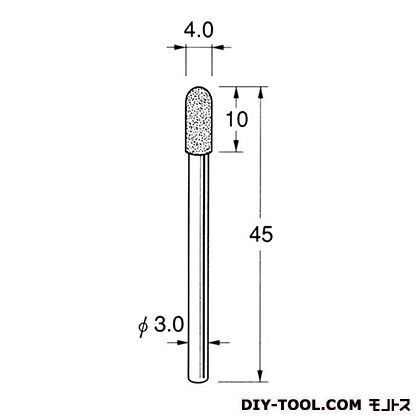 電着DIA砥石 先端径:4.0粒度:#150 D3240 1