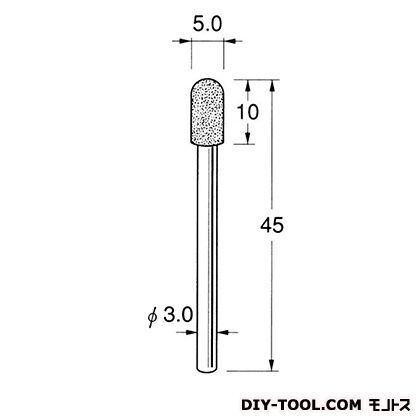 電着DIA砥石 先端径:5.0粒度:#150 D3250 1