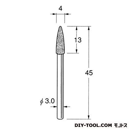 電着DIA砥石 先端径:4粒度:#150 D3340 1