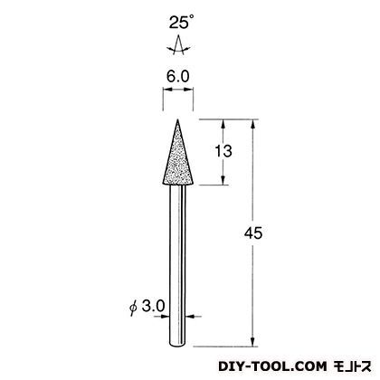 電着DIA砥石 先端径:6.0粒度:#150 D3460 1