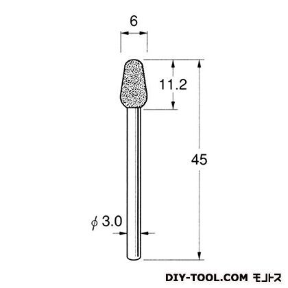 電着DIA砥石 先端径:6粒度:#150 D3760 1