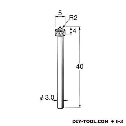 電着DIA砥石 先端径:5粒度:#150 D3833 1