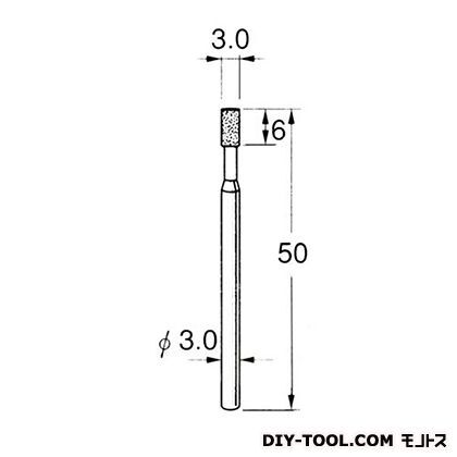 電着DIA砥石 先端径:3.0粒度:#120 D5330 1