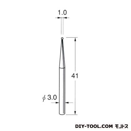 ボラゾン砥石 先端径:1.0粒度:#150 N1010 1