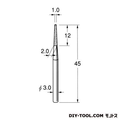 ボラゾン砥石 先端径:1.0粒度:#150 N1420 1