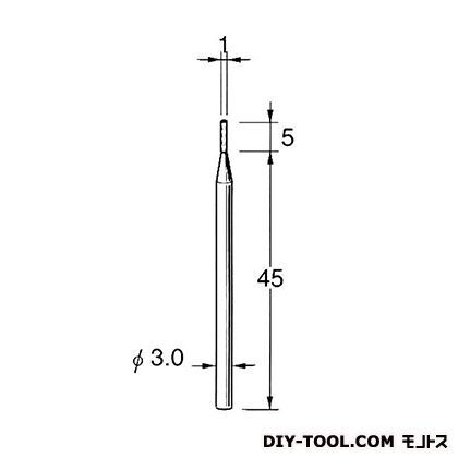 軸付砥石 先端径:1粒度:#320 G3121 1