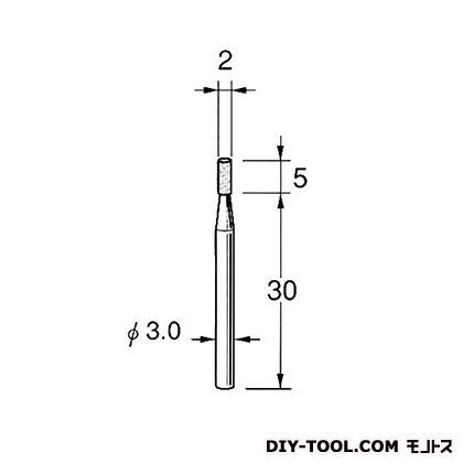 軸付砥石 先端径:2粒度:#100 G3123 1