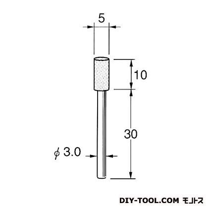 軸付砥石 先端径:5粒度:#100 G3126 1