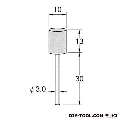 軸付砥石 先端径:10粒度:#60 G3216 1