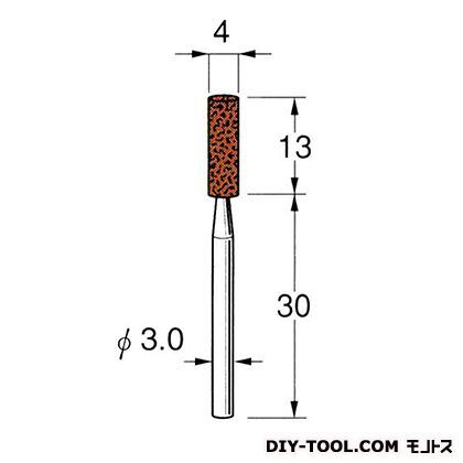 軸付砥石 先端径:4粒度:#80高 G3222 1