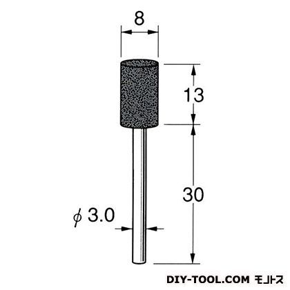 軸付砥石 先端径:8粒度:#36高 G3265 1