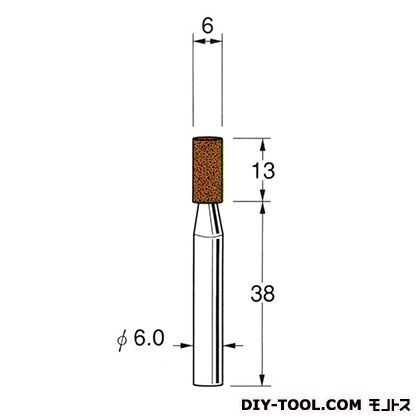 砥石 軸径:φ6.0粒度:#60 G6111 1