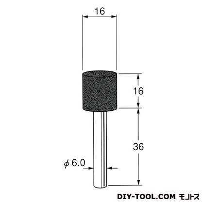 軸付砥石 軸径:φ6.0粒度:#36 G6551 1