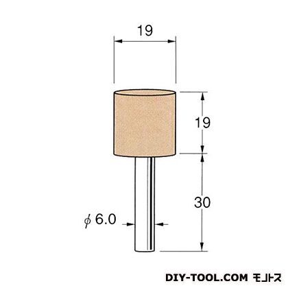 軸付砥石 軸径:φ6.0粒度:#60 G6621 1