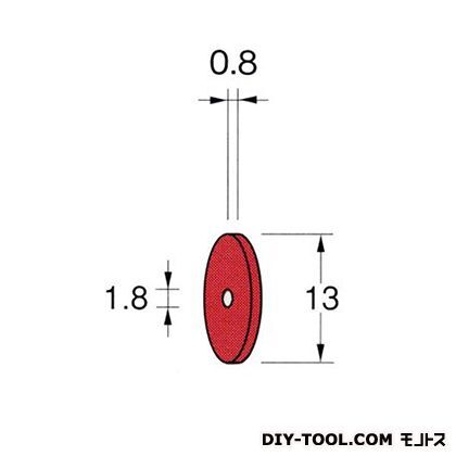 ホイール型砥石 ブラック 外径:13厚さ:0.8粒度:#400 G7111 1