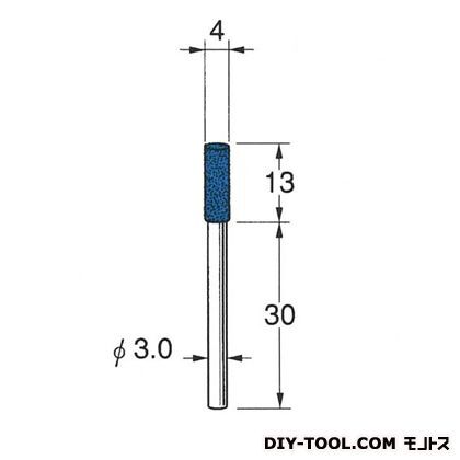 セラミックゴム砥石 グリーン 先端径:4粒度:#220 R2114 1
