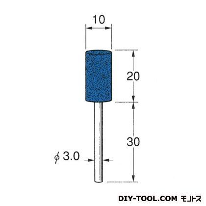 セラミックゴム砥石 先端径:10粒度:#320 R2145 1