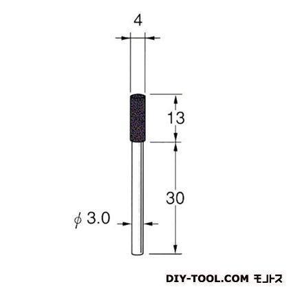 セラミックゴム砥石 先端径:4粒度:#220 R2214 1